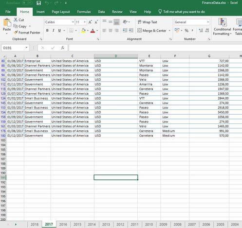 exemple modèle fichier au format Excel