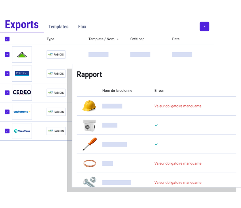 rapport fab dis export